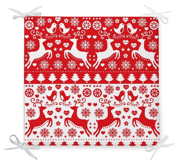 Vánoční podsedák s příměsí bavlny Minimalist Cushion Covers Xmas Ginderbread, 42 x 42 cm