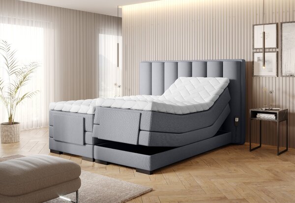 Eltap Čalouněná postel Veros Materiál a barva potahu: Vero 5 - šedá, Rozměr: 140x200