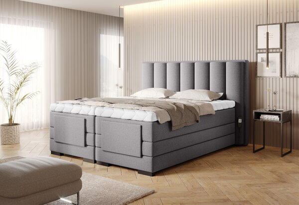 Eltap Čalouněná postel Veros Materiál a barva potahu: Vero 5 - šedá, Rozměr: 140x200