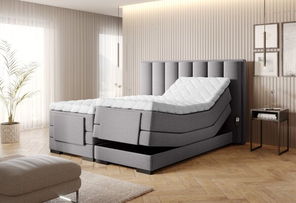Eltap Čalouněná postel Veros Materiál a barva potahu: Vero 5 - šedá, Rozměr: 140x200
