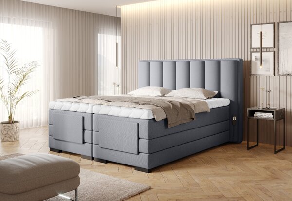 Eltap Čalouněná postel Veros Materiál a barva potahu: Vero 5 - šedá, Rozměr: 140x200
