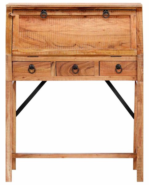 Psací stůl 90 x 40 x 107 cm masivní akáciové dřevo 248098