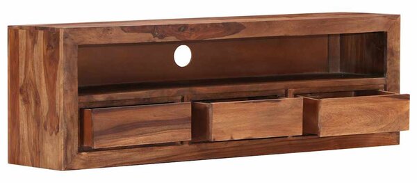 TV stolek 120 x 30 x 40 cm masivní akáciové dřevo 247703