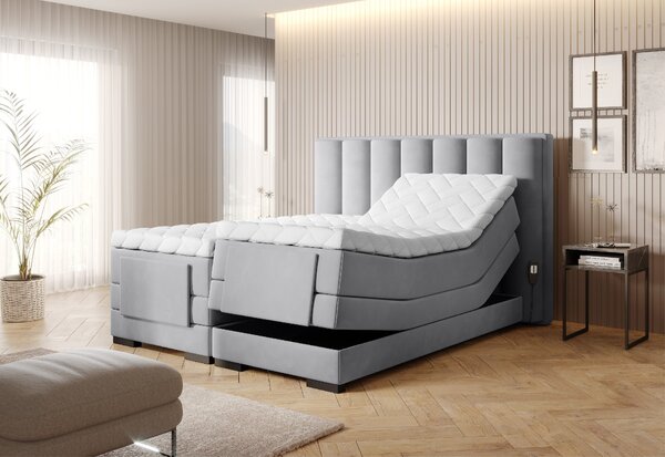 Eltap Čalouněná postel Veros Materiál a barva potahu: Sola 4 - šedá, Rozměr: 140x200