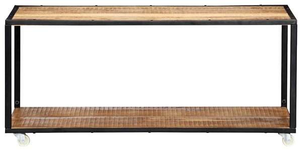 Konferenční stolek 90 x 50 x 40 cm masivní recyklované dřevo 248104