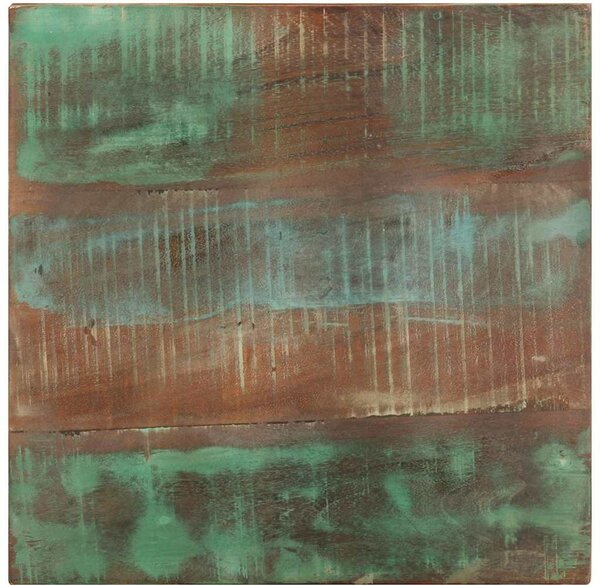 Odkládací stolek s kolečky 40x40x42cm masivní recyklované dřevo 338005