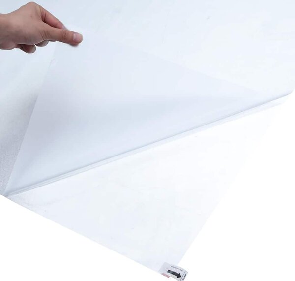 Okenní fólie statická matná šedá 90 x 500 cm PVC 155817
