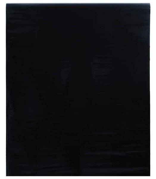 Okenní fólie statická matná černá 45 x 500 cm PVC 155829