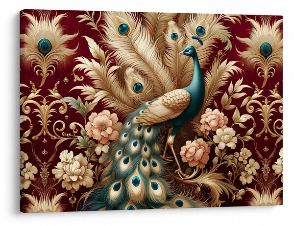 Obraz - Elegantní páv (70x50 cm)