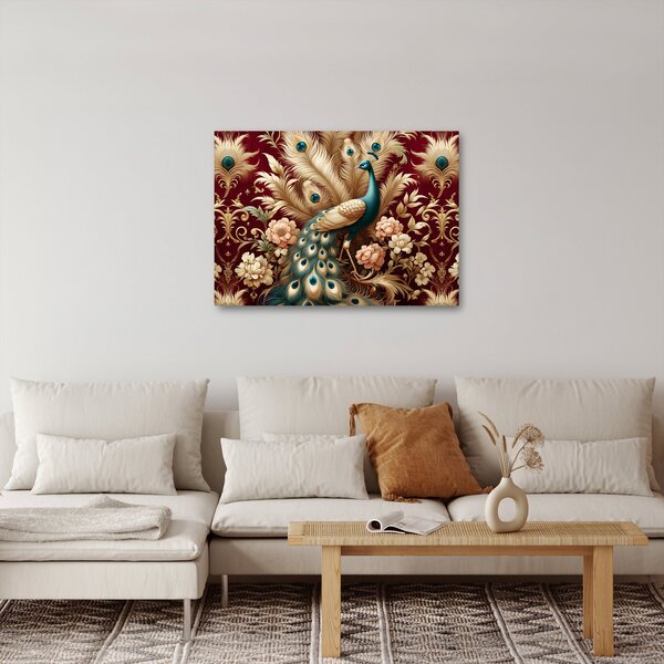 Obraz - Elegantní páv (70x50 cm)