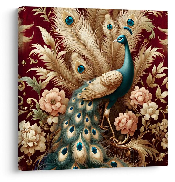 Obraz - Elegantní páv (30x30 cm)