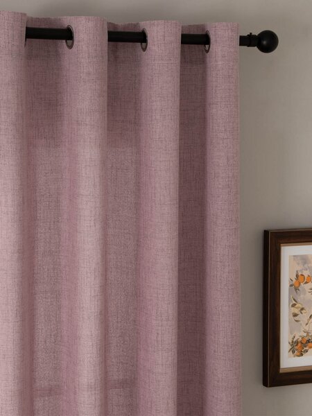 MK Lůžkoviny Závěsy Zara starorůžová – 140 × 280 cm (2 ks)