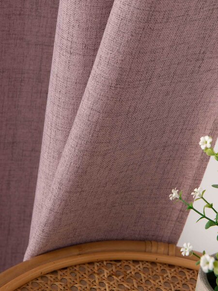 MK Lůžkoviny Závěsy Zara starorůžová – 140 × 280 cm (2 ks)