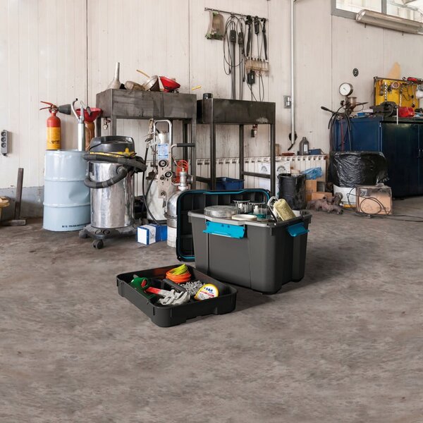 Černý plastový úložný box s víkem 73,5x44,5x46 cm Scuba Box – KIS