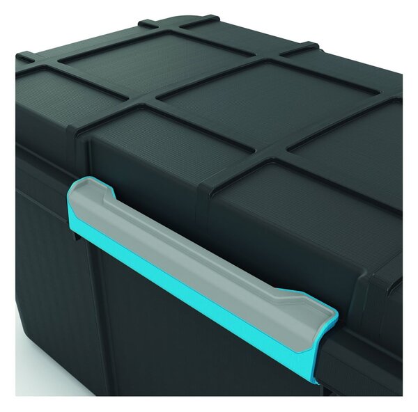 Černý plastový úložný box s víkem 73,5x44,5x46 cm Scuba Box – KIS