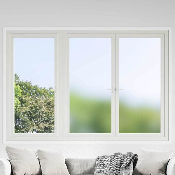 Statická Okenní Fólie Mražená šedá 60 x 1000 cm PVC 3394682