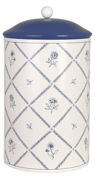 Plechová dóza Lovisa Blue/White 21 cm