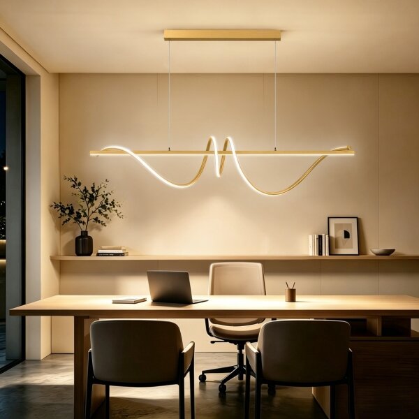 BRILAGI - LED Stmív. lustr na lanku SIGNATURE LED/50W/230V 120 cm zlatá + DO