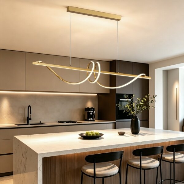 BRILAGI - LED Stmív. lustr na lanku SIGNATURE LED/50W/230V 120 cm zlatá + DO