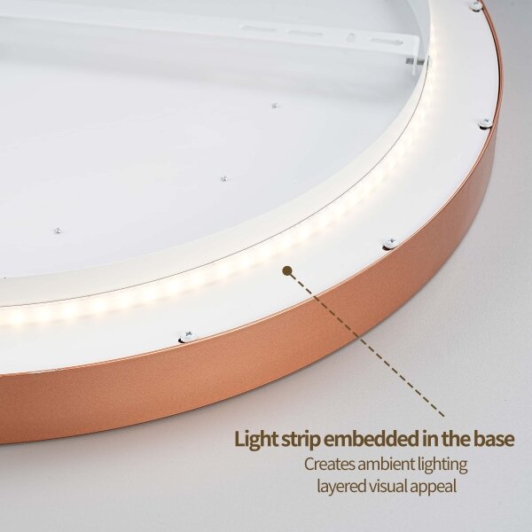 BRILAGI - LED Stmív. svítidlo GLASS POOL DOUBLE LED/48W/230V 40 cm měděná + DO