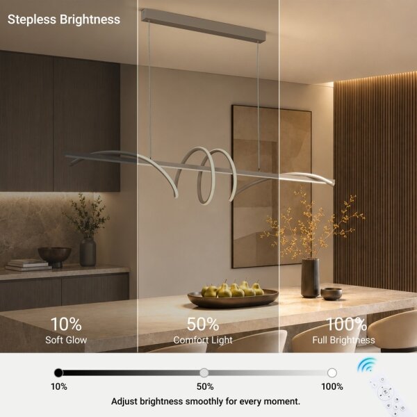 BRILAGI - LED Stmív. lustr na lanku SIGNATURE LED/50W/230V 120 cm béžová + DO