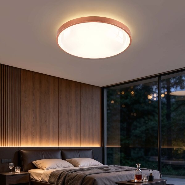 BRILAGI - LED Stmív. svítidlo GLASS POOL DOUBLE LED/80W/230V 60 cm měděná + DO