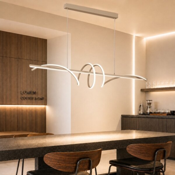BRILAGI - LED Stmív. lustr na lanku SIGNATURE LED/50W/230V 120 cm béžová + DO