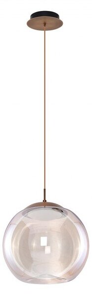 AZzardo Závěsné skleněné svítidlo Helena A, 21W, ⌀ 40cm