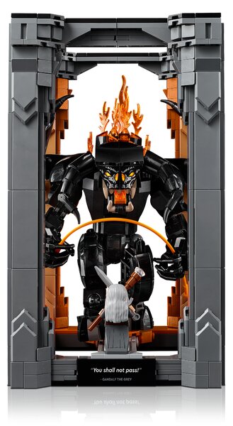 LEGO® Icons 10367 Knižní zarážka: Pán prstenů – Balrog™