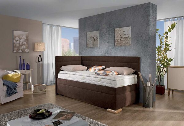 Čalouněná postel Veneto s čely 200x90