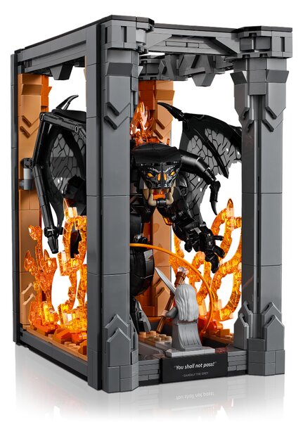 LEGO® Icons 10367 Knižní zarážka: Pán prstenů – Balrog™