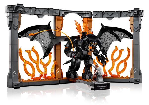 LEGO® Icons 10367 Knižní zarážka: Pán prstenů – Balrog™