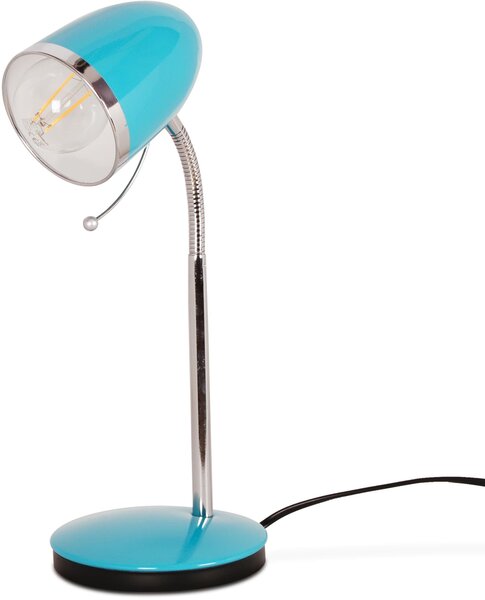 Kaja Kajtek stolní lampička 1x40 W modrá K-MT-200TURKUSOWY