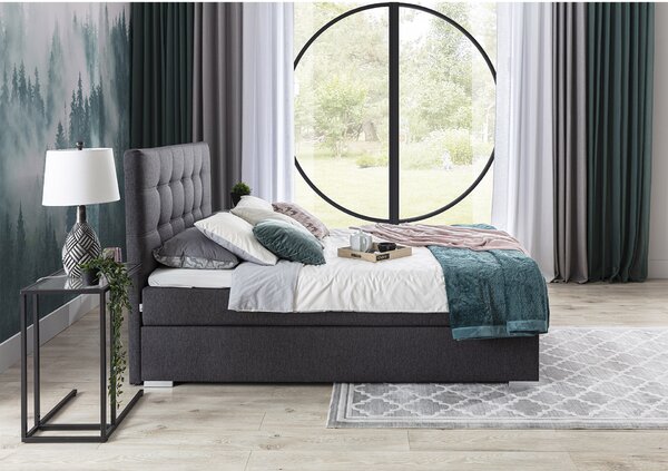 Eltap Čalouněná postel Inez Materiál a barva potahu: Inari 96 - šedá, Rozměr: 140x200