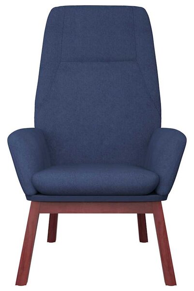 Relaxační křeslo modré textil 341387
