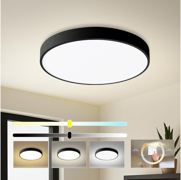 Brilagi - LED Strop. svítidlo POOL LED/60W/230V 3000/4000/6000K pr. 60 cm černá