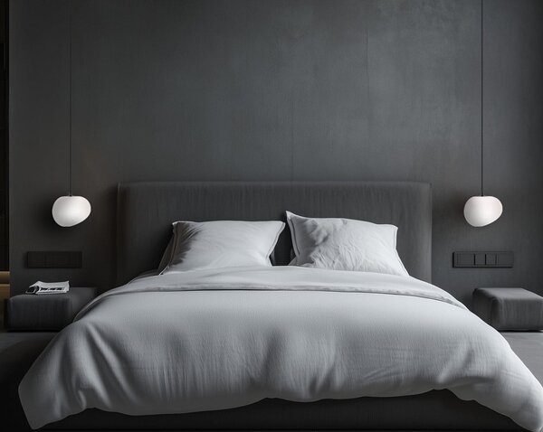 Černo-bílé závěsné svítidlo Stones – Candellux Lighting