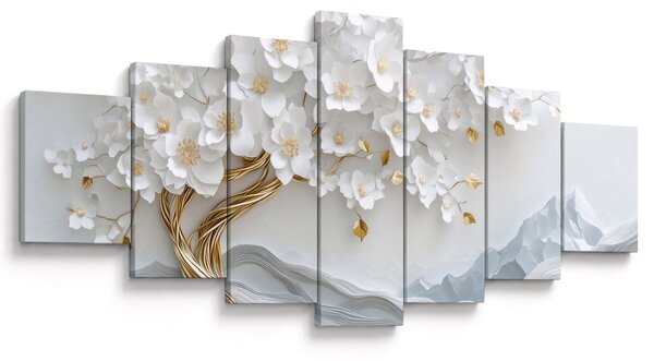 Obraz - 3D elegantní strom života (210x100 cm)