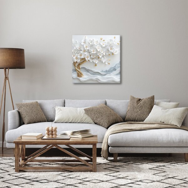 Obraz - 3D elegantní strom života (30x30 cm)