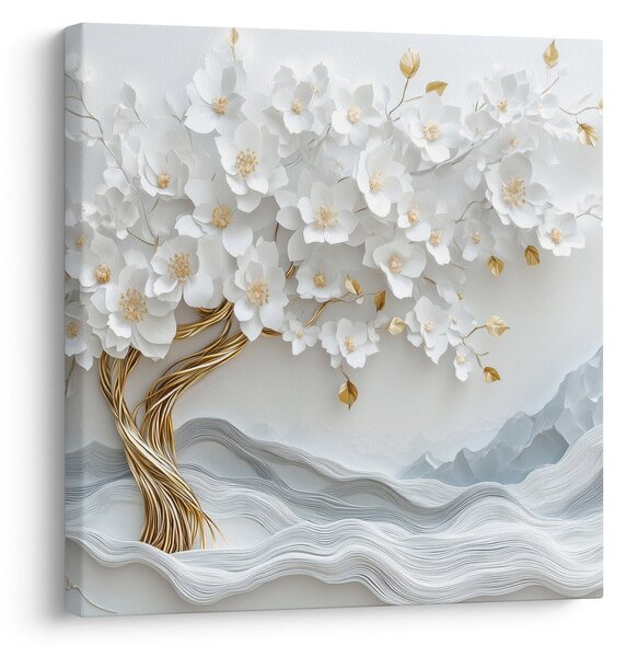 Obraz - 3D elegantní strom života (30x30 cm)