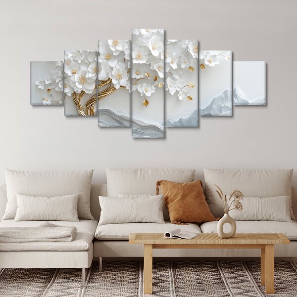 Obraz - 3D elegantní strom života (210x100 cm)