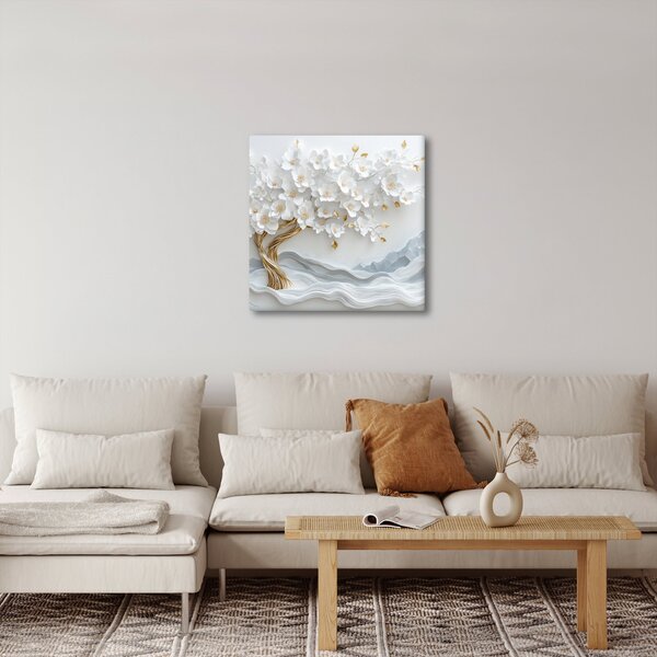 Obraz - 3D elegantní strom života (30x30 cm)