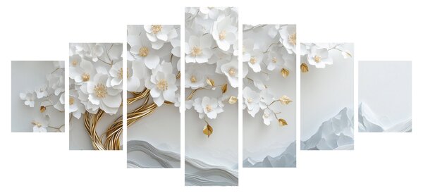 Obraz - 3D elegantní strom života (210x100 cm)