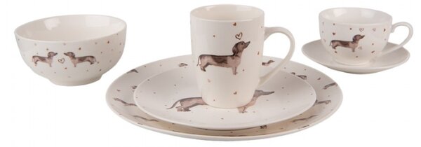 Porcelánový hrnek s jezevčíkem Dachshund Love – 300 ml