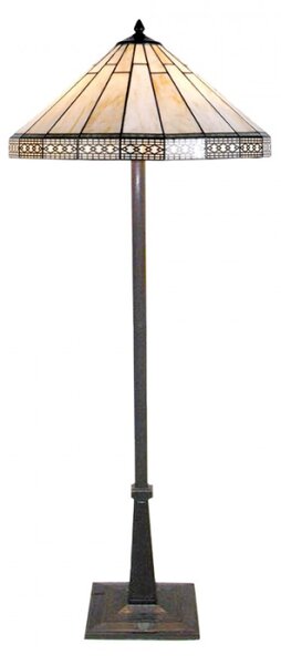 Stojací lampa Tiffany – 50x164 cm