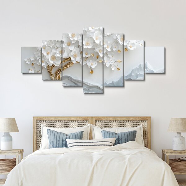 Obraz - 3D elegantní strom života (210x100 cm)