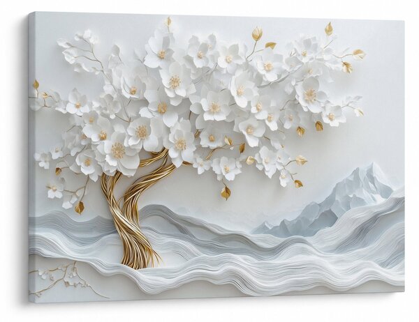 Obraz - 3D elegantní strom života (70x50 cm)