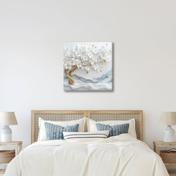 Obraz - 3D elegantní strom života (30x30 cm)