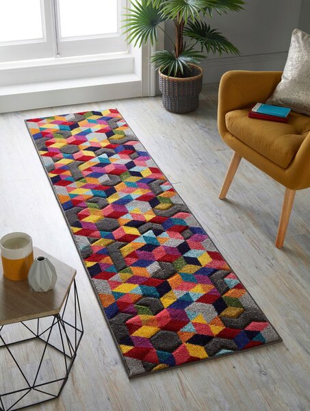 KOBEREC, 230/66 cm vícebarevná Flair Rugs - Online Only koberce & rohožky, Online Only