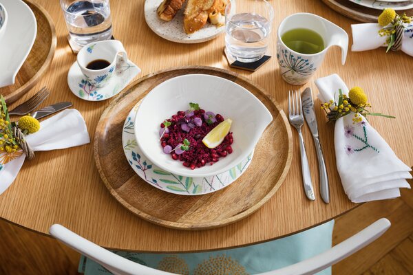 Villeroy&Boch Flow Couture jídelní a čajová sada pro 4 osoby, 22ks
